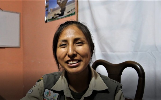 Retratos de mujeres: Entrevista con Beatriz Quispe, guardaparque en Torotoro