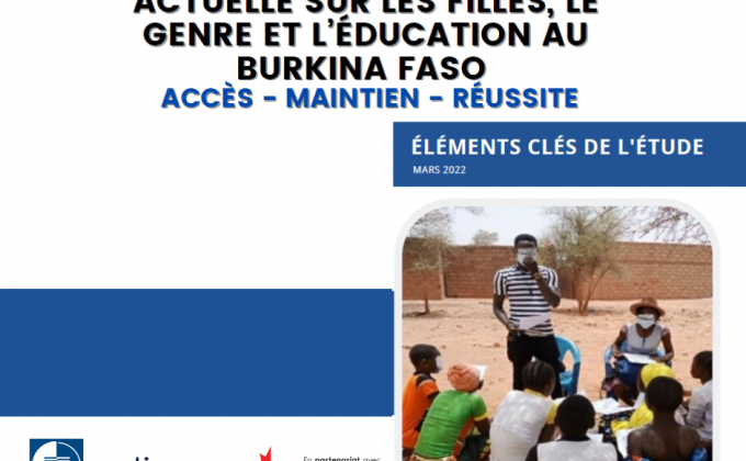 Security crisis in Burkina Faso: What impact on girls, gender and education? 